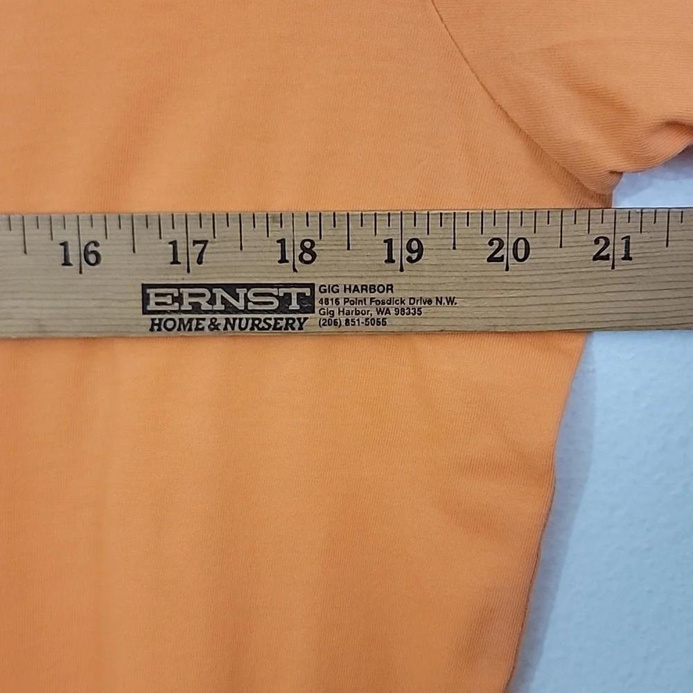 Ralph Lauren Polo Orange Short Sleeve Shirt Top M - Picture 7 of 12